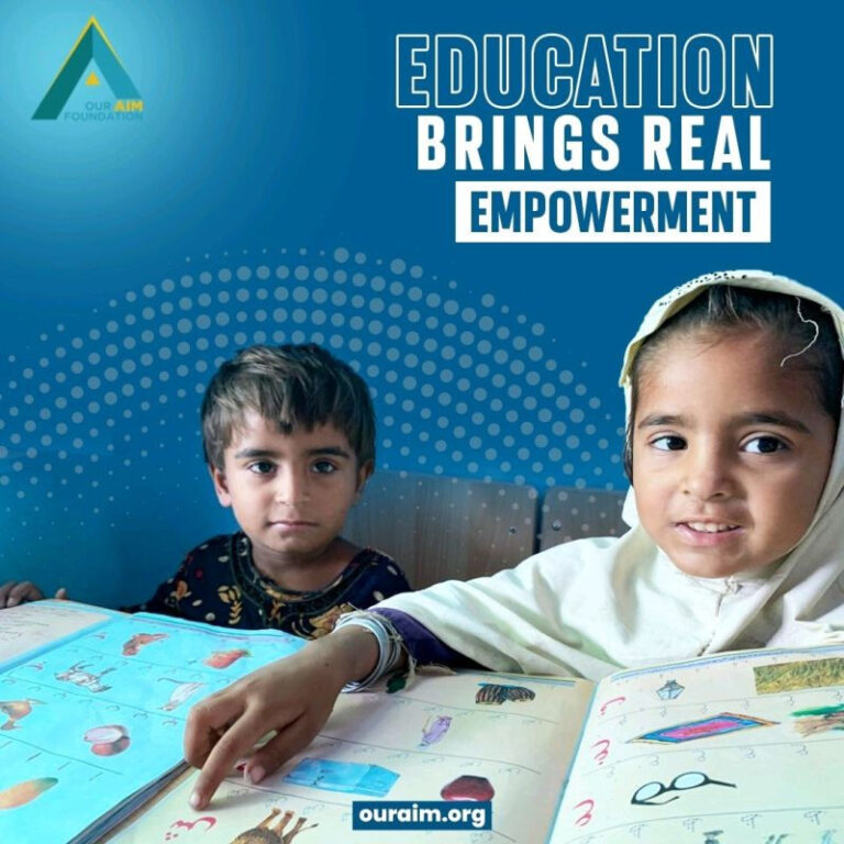 OUR AIM FOUNDATION’S EDUCATION PROGRAM HELPS CHILDREN SUCCEED IN SCHOOL & LIFE