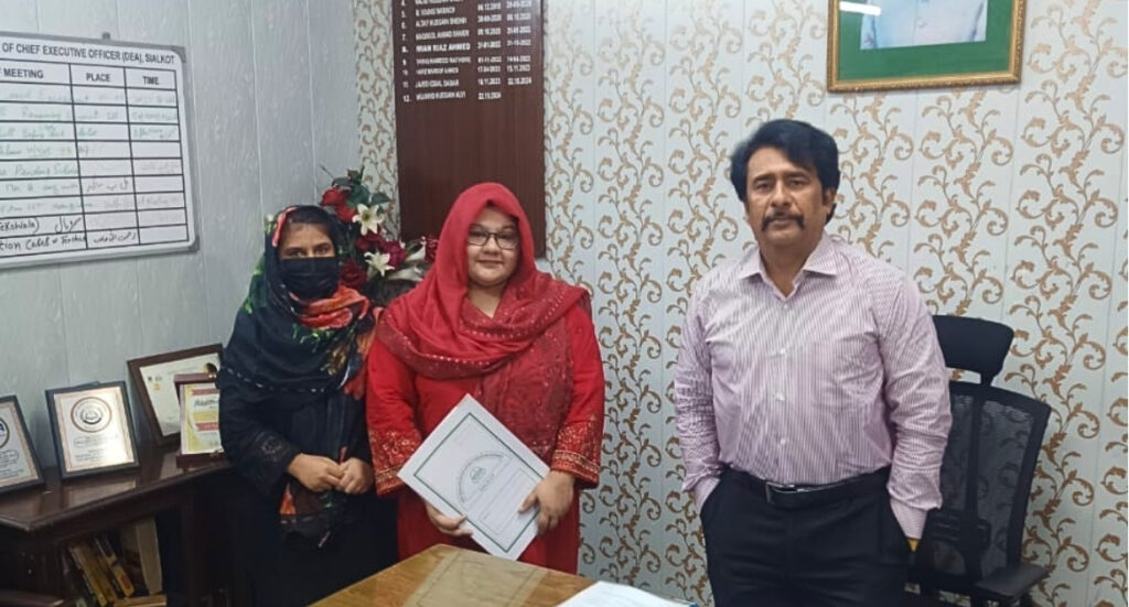 Our Aim Foundation Partners with District Education Authority Sialkot to Strengthen Technical Education